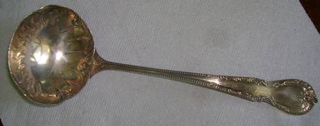 Cromwell (Sterling, 1893) Oyster Ladle Solid Piece