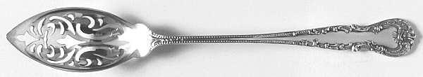 Cromwell (Sterling, 1893) Pierced Bowl Short Handle Olive Spoon