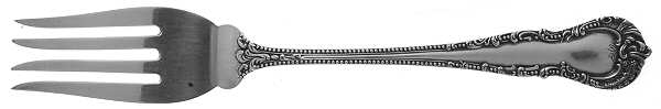 Cromwell (Sterling, 1893) Large Individual Solid Fish/Salad Fork