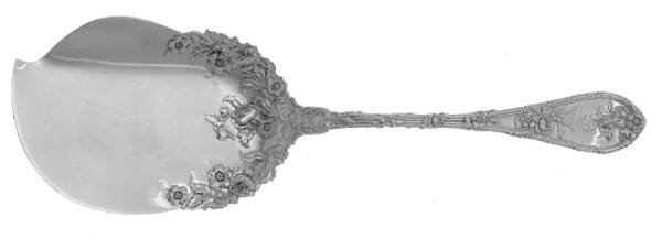 Dauphin (Sterling, 1897, No Monograms) Solid Fried Oyster Server