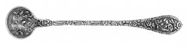 Dauphin (Sterling, 1897, No Monograms) Mustard Spoon