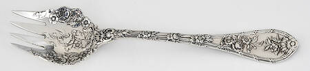 Dauphin (Sterling, 1897, No Monograms) Large Individual Terrapin Fork