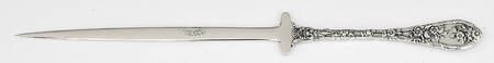 Dauphin (Sterling, 1897, No Monograms) Letter Opener Solid Piece