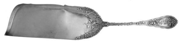 Dauphin (Sterling, 1897, No Monograms) Large Flat Handle Crumb Knife/Crumber