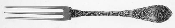 Dauphin (Sterling, 1897, No Monograms) Strawberry Fork