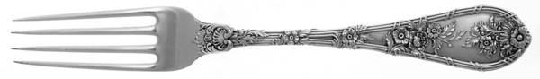 Dauphin (Sterling, 1897, No Monograms) Fork
