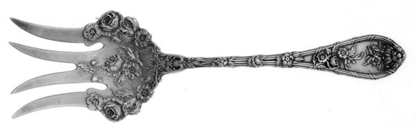 Dauphin (Sterling, 1897, No Monograms) Small Chipped Beef Fork