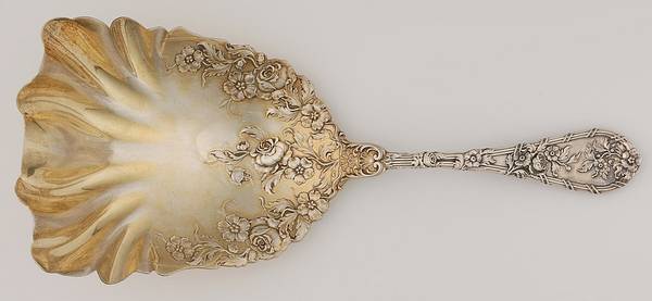 Dauphin (Sterling, 1897, No Monograms) Cracker Spoon