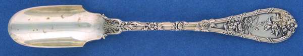 Dauphin (Sterling, 1897, No Monograms) Solid Large Cheese Scoop
