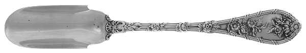 Dauphin (Sterling, 1897, No Monograms) Solid Cheese Scoop