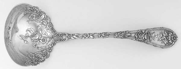 Dauphin (Sterling, 1897, No Monograms) Oyster Ladle Solid Piece