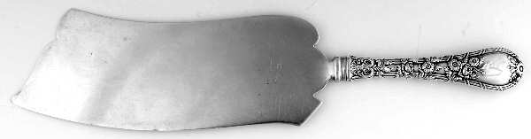 Dauphin (Sterling, 1897, No Monograms) Large Hollow Handle Ice Cream Slicer Sterling Bld