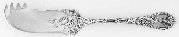 Dauphin (Sterling, 1897, No Monograms) Solid Serving Cheese Knife