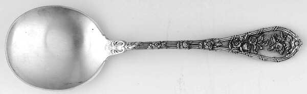 Dauphin (Sterling, 1897, No Monograms) New Style Round Bowl Cream Soup Spoon