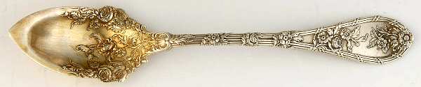 Dauphin (Sterling, 1897, No Monograms) Fruit/Orange Spoon