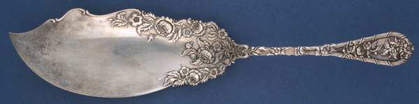 Dauphin (Sterling, 1897, No Monograms) Small Solid Fish Serving Knife