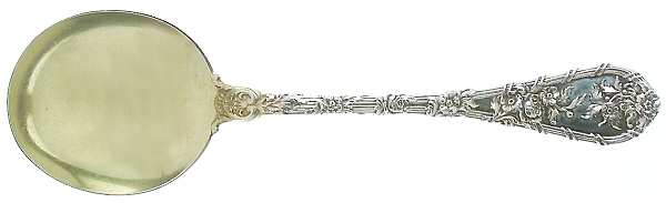 Dauphin (Sterling, 1897, No Monograms) Round Bowl Soup Spoon (Gumbo)