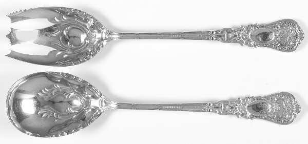 Empire (Sterling, 1895) Solid Oversized Serving Salad Set