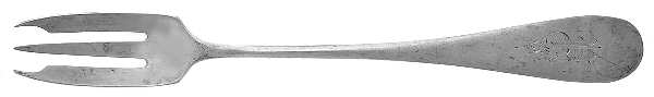 English Antique (Sterling, 1887) Oyster Fork