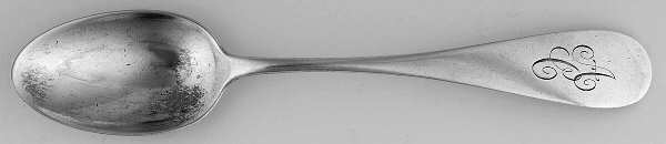English Antique (Sterling, 1887) Monogram Teaspoon