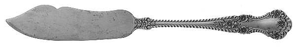 English Rose (Sterling, 1955) Flat Handle Master Butter Knife