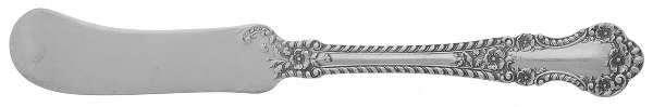 English Rose (Sterling, 1955) Flat Handle Butter Spreader