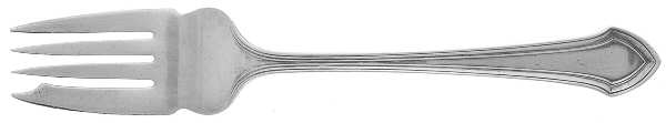 Essex (Sterling, 1911) Small Solid Cold Meat Serving Fork