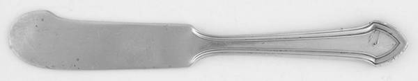 Essex (Sterling, 1911) Medium Flat Handle Butter Spreader