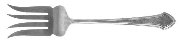 Essex No.5-Engraved (Sterling, 1911) Solid Salad Serving Fork