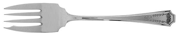 Fairfax No.1-Engraved (Sterling, 1910, No Monos) Individual Salad Fork
