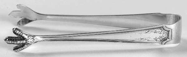 Fairfax No. 2-Engraved (Sterling, 1910) Bon Bon Tongs