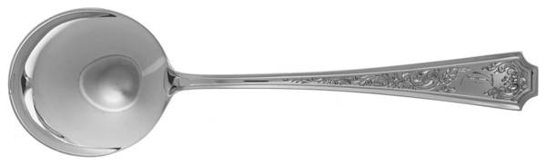 Fairfax No. 4-B-Engv (Sterling, 1910) Large Round Bowl Soup Spoon (Bouillon)