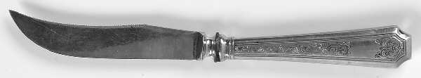 Fairfax No. 4-B-Engv (Sterling, 1910) Orange Knife with Silverplate Blade