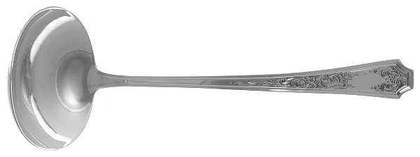 Fairfax No. 4-B-Engv (Sterling, 1910) Solid Piece Cream Ladle