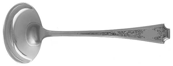 Fairfax No. 4-B-Engv (Sterling, 1910) Solid Gravy Ladle