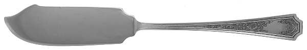 Fairfax No. 4-B-Engv (Sterling, 1910) Flat Handle Master Butter Knife