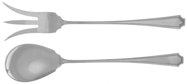 Fairfax (Sterling, 1910) 2 Pc Large Lettuce Serving Set