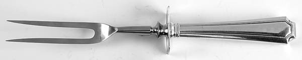 Fairfax (Sterling, 1910) Large Stainless-Prong Roast Carving Fork