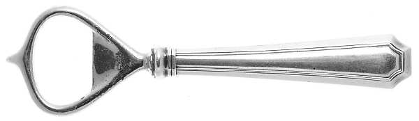 Fairfax (Sterling, 1910) Bottle Opener with Silverplate Bowl