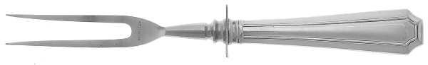 Fairfax (Sterling, 1910) Small Steak Carving Fork with Stainless Prongs