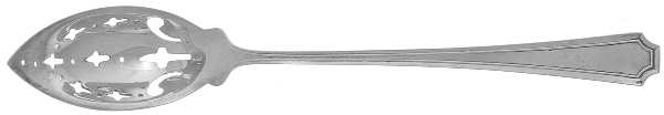Fairfax (Sterling, 1910) Pierced Bowl Short Handle Olive Spoon