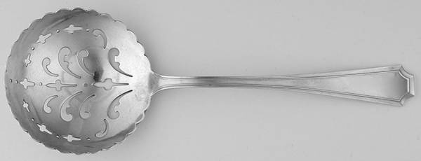 Fairfax (Sterling, 1910) Large Pierced Pea Serving Spoon