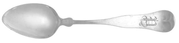 Fiddle (Sterling, 1855) Teaspoon