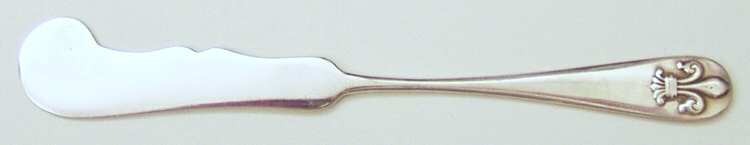 Fleur De Lis (Sterling, 1886) Flat Handle Butter Spreader