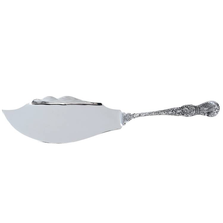 Heraldic (Sterling, 1888) Small Solid Fish Serving Knife