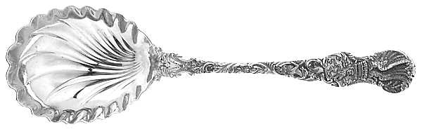 Heraldic (Sterling, 1888) Small Solid Berry/Casserole Spoon