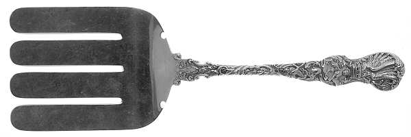 Heraldic (Sterling, 1888) Large Solid Asparagus Serving Fork