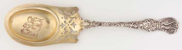Heraldic (Sterling, 1888) Server-Poached Egg/Solid Piece