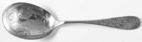 Honeysuckle (Sterling, 1886) Brightcut Solid Large Berry/Casserole Spoon