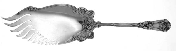 Iris (Sterling, 1900, No Monograms) Solid Macaroni Server